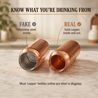 Pure Copper Water Bottle