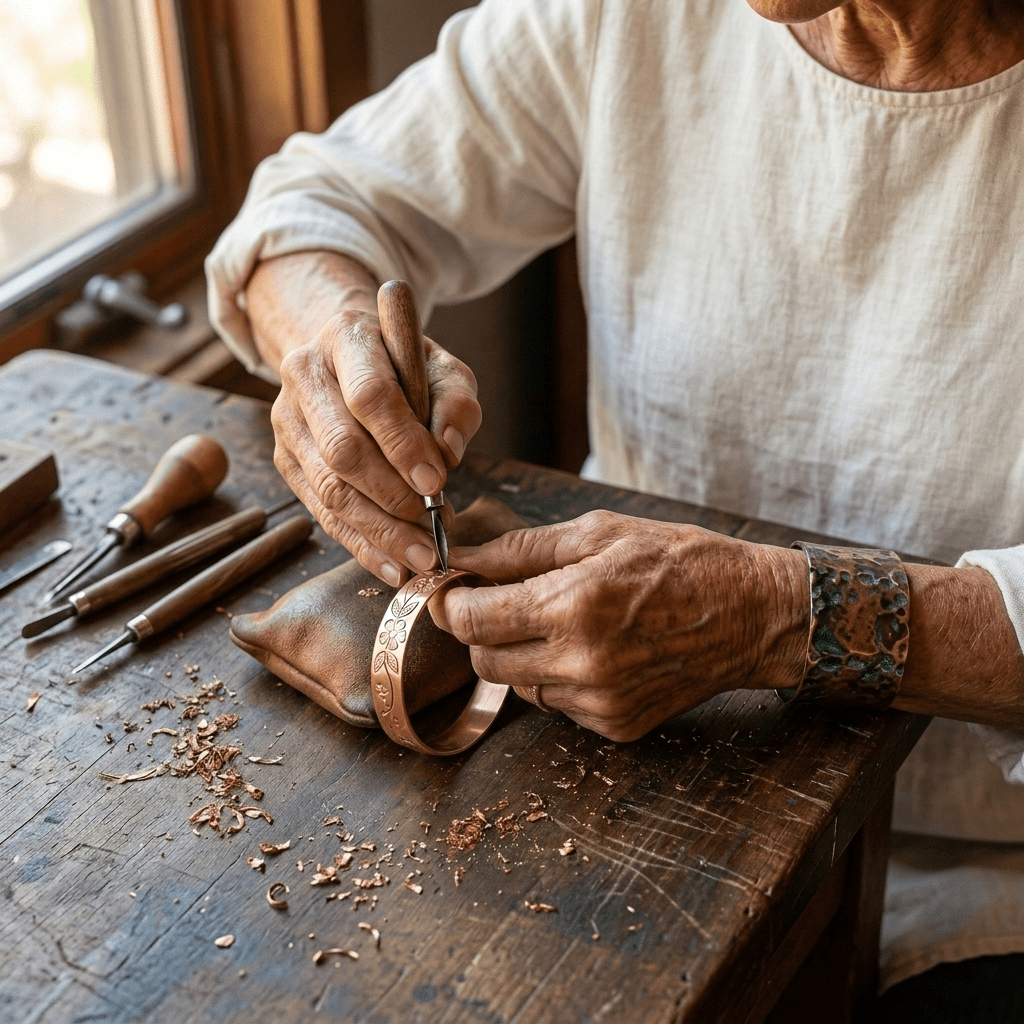 Grace's Bloom Copper Bracelet