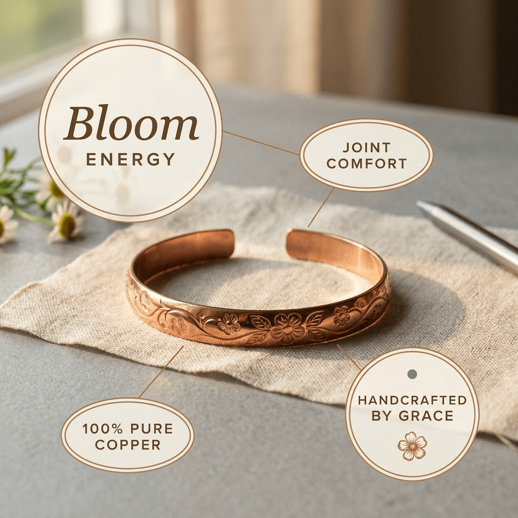 Grace's Bloom Copper Bracelet