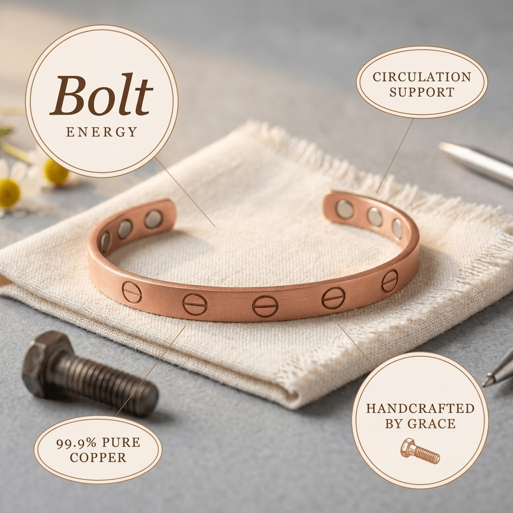 Grace's Bolt Copper Bracelet