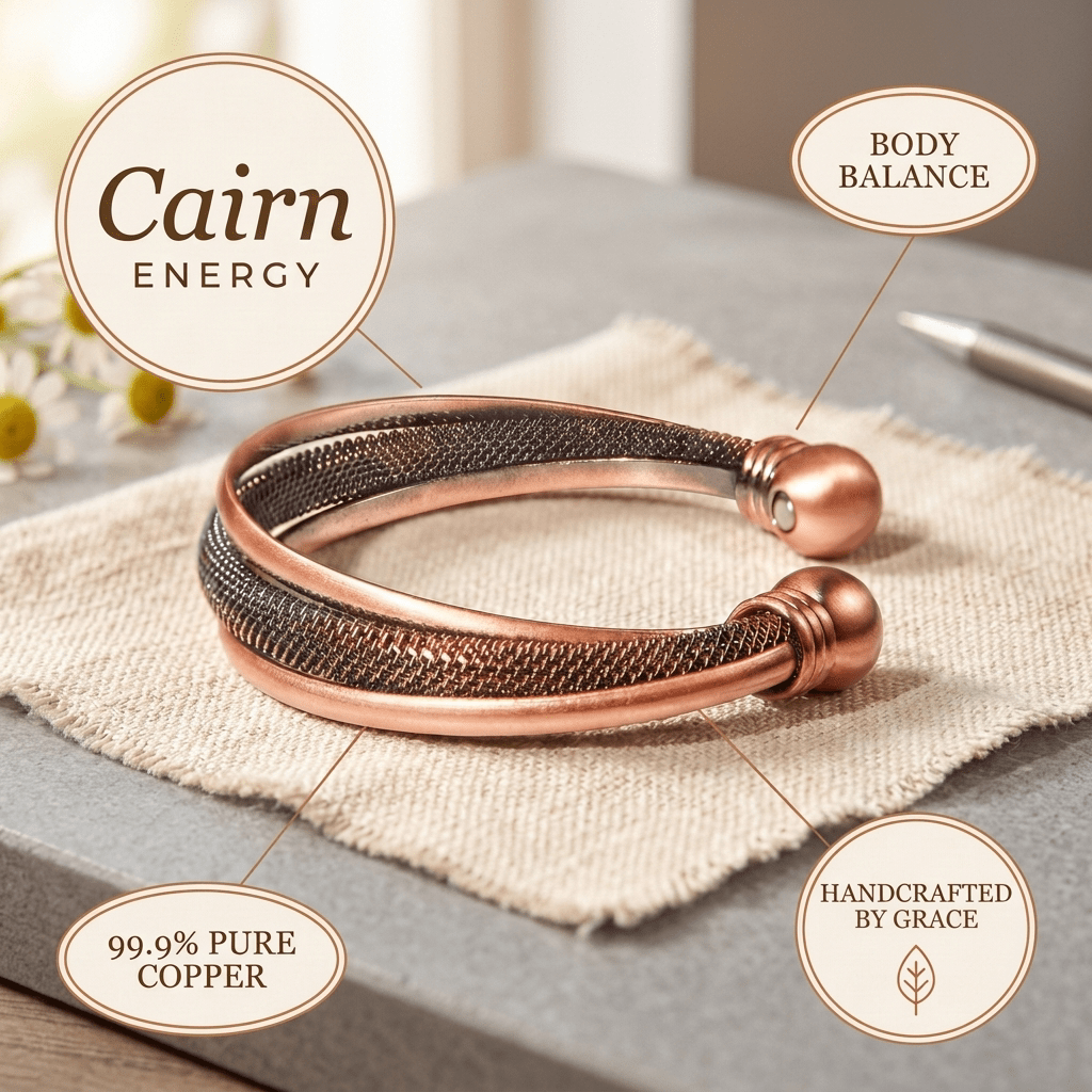 Grace's Cairn Copper Bracelet