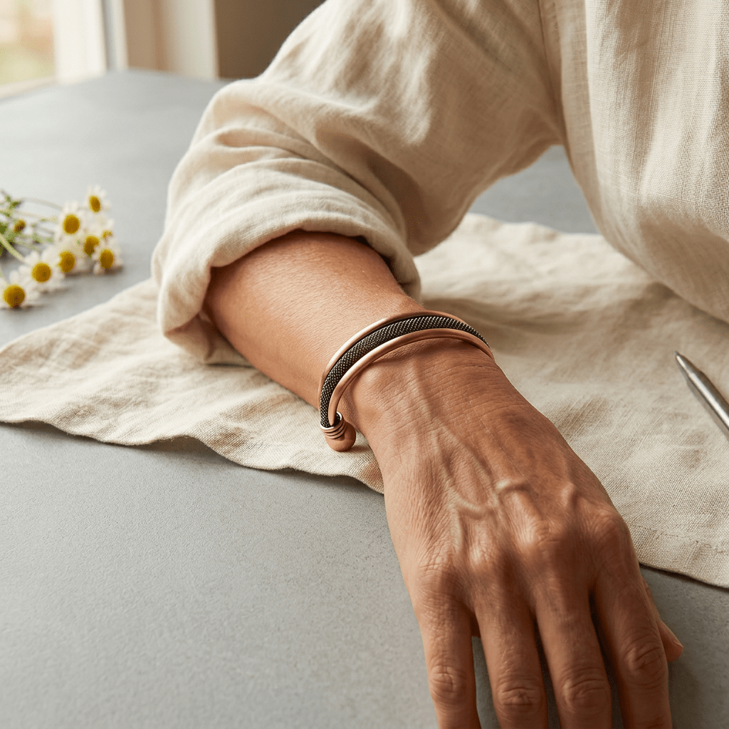 Grace's Cairn Copper Bracelet
