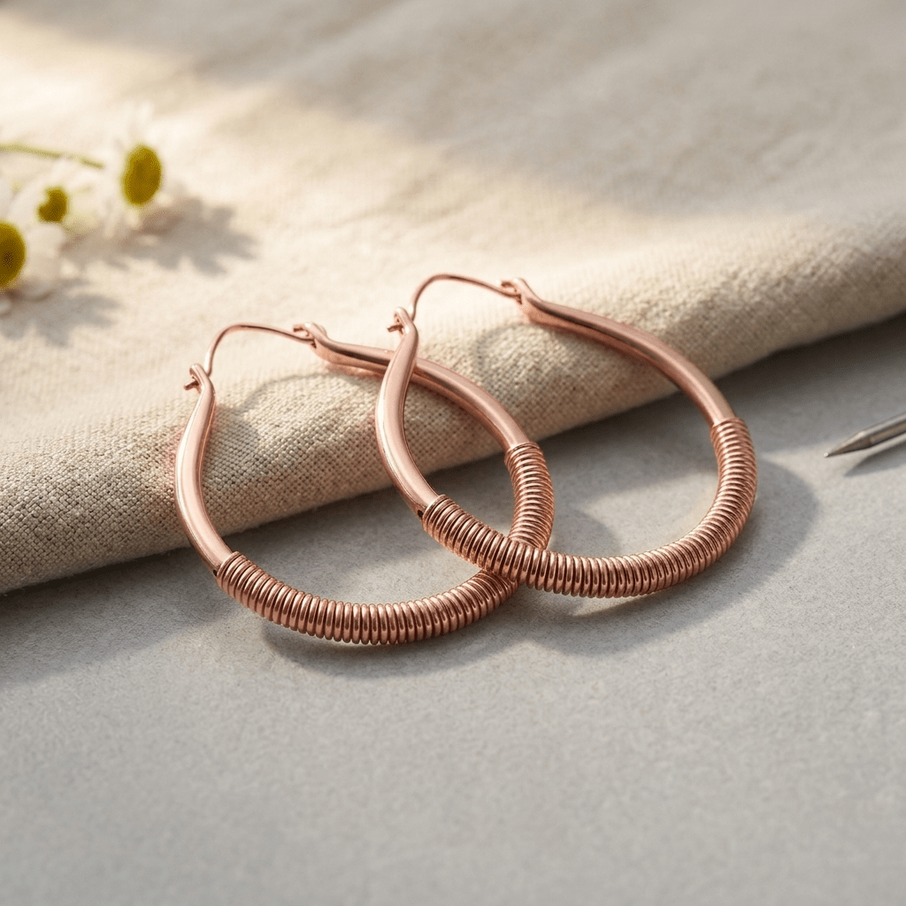 Grace's Creek Copper Earrings
