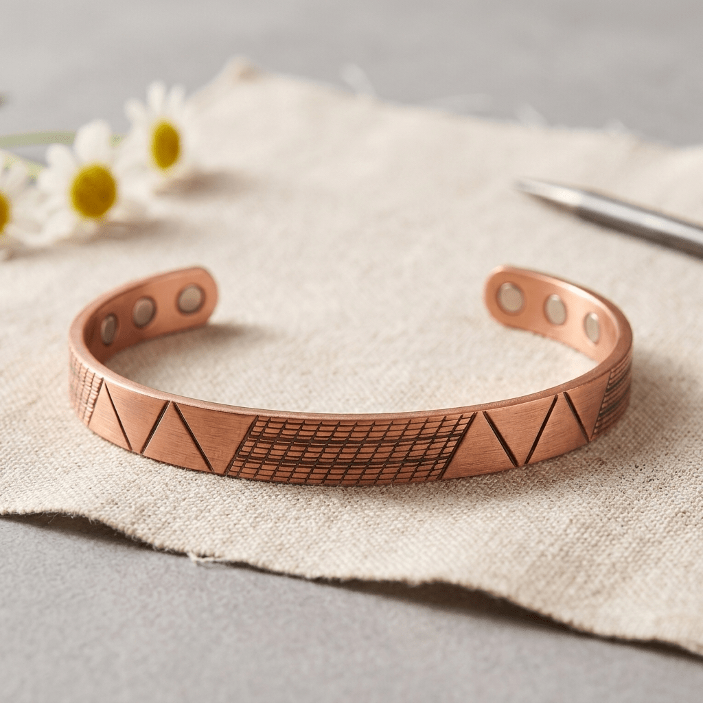 Grace's Crest Copper Bracelet