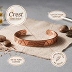 Grace's Crest Copper Bracelet