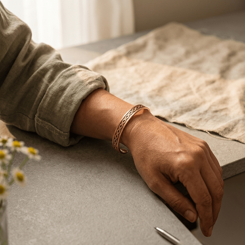 Grace's Current Copper Bracelet
