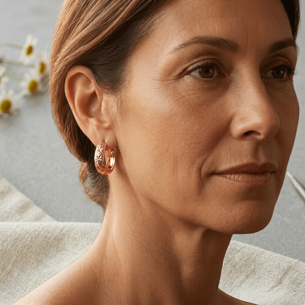 Grace's Dew Copper Earrings