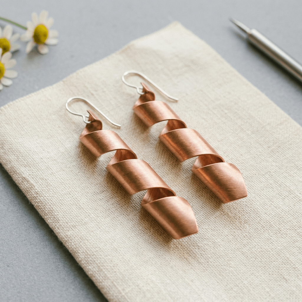Grace's Dusk Copper Earrings