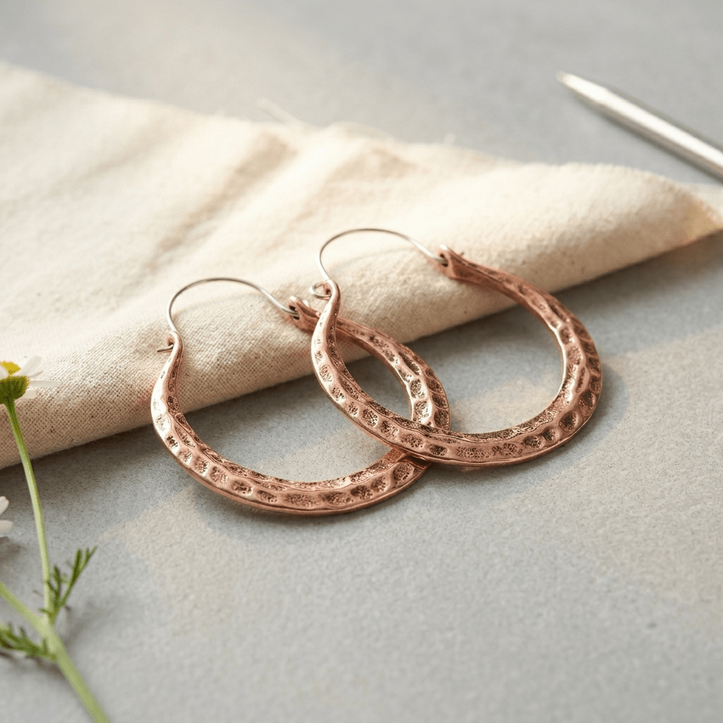 Grace's Ember Copper Earrings
