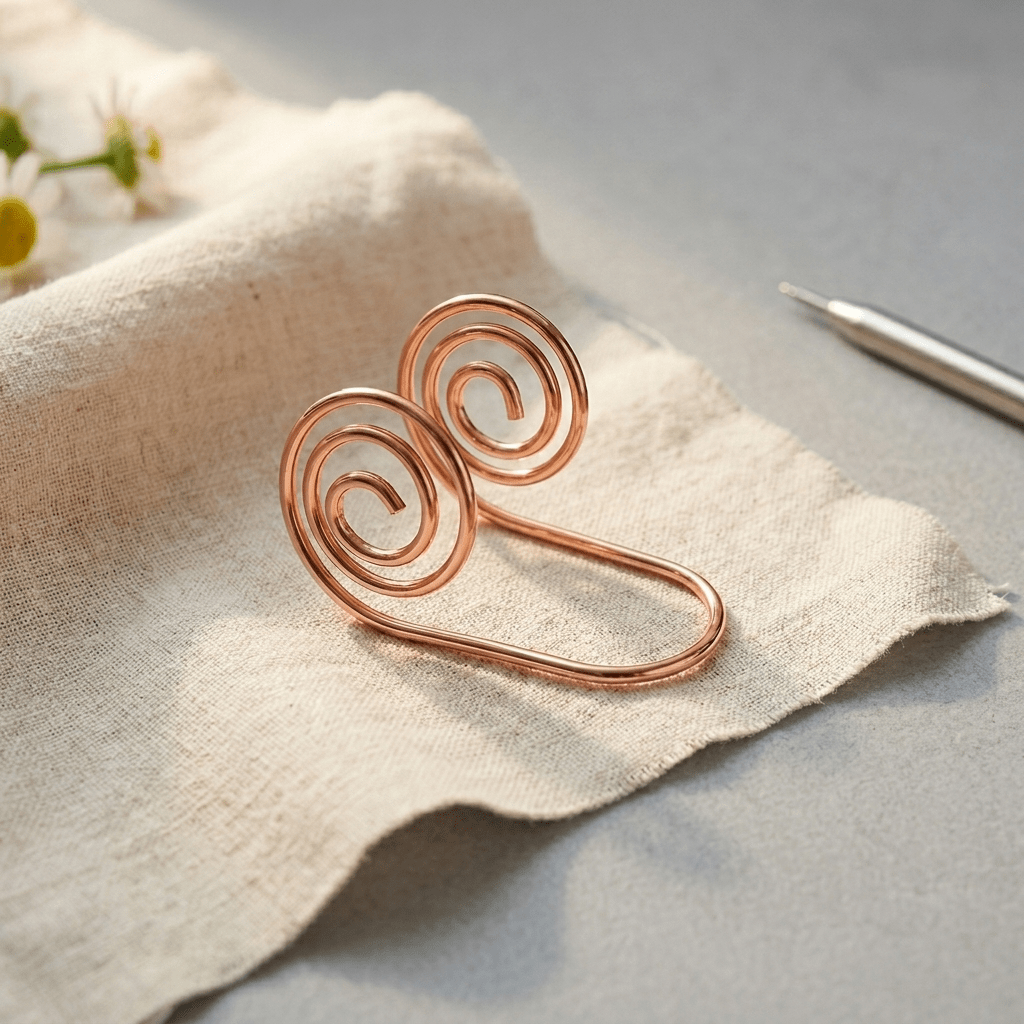 Grace's Flow Copper Hand Spiral