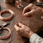 Grace's Flow Copper Hand Spiral