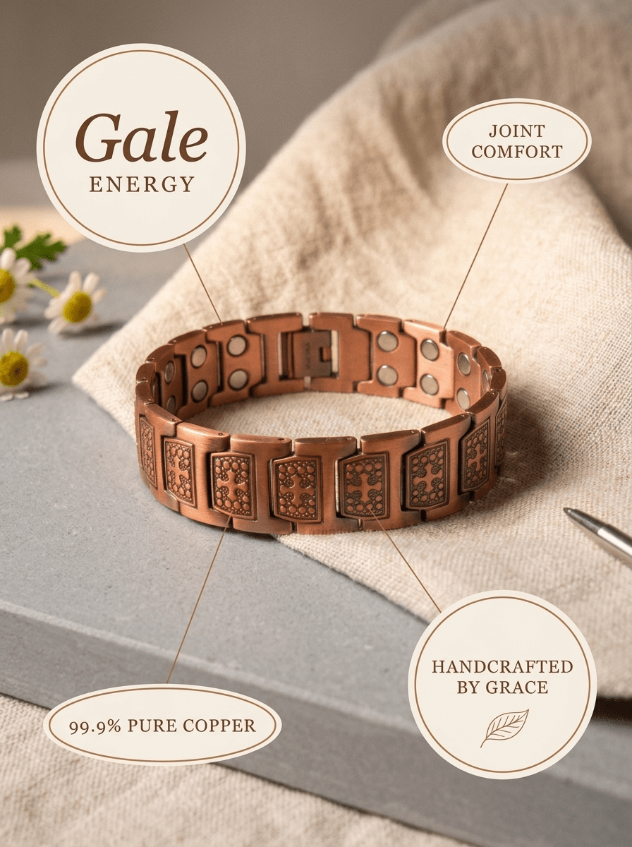 Grace's Gale Men's Copper Bracelet