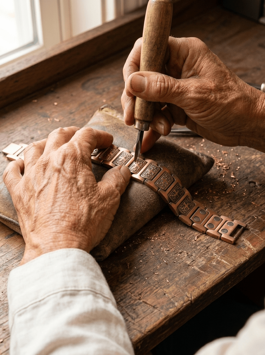 Grace's Gale Men's Copper Bracelet