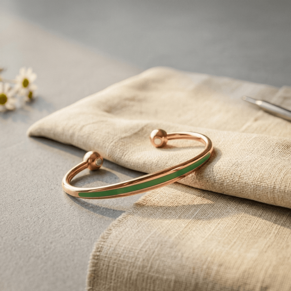 Grace's Jade Copper Bracelet