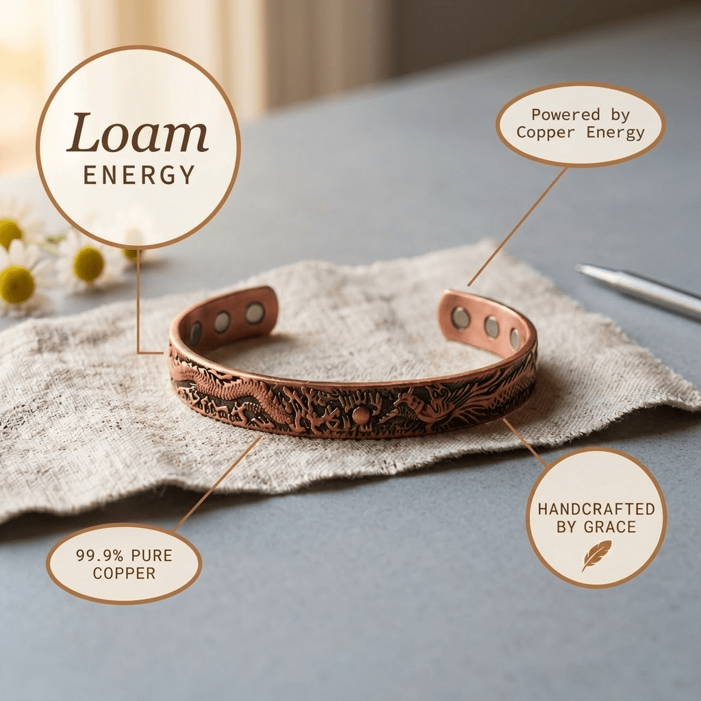 Grace's Loam Copper Bracelet