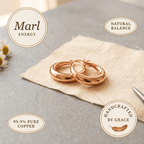 Grace's Marl Copper Earrings
