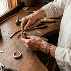 Grace's Marl Copper Earrings