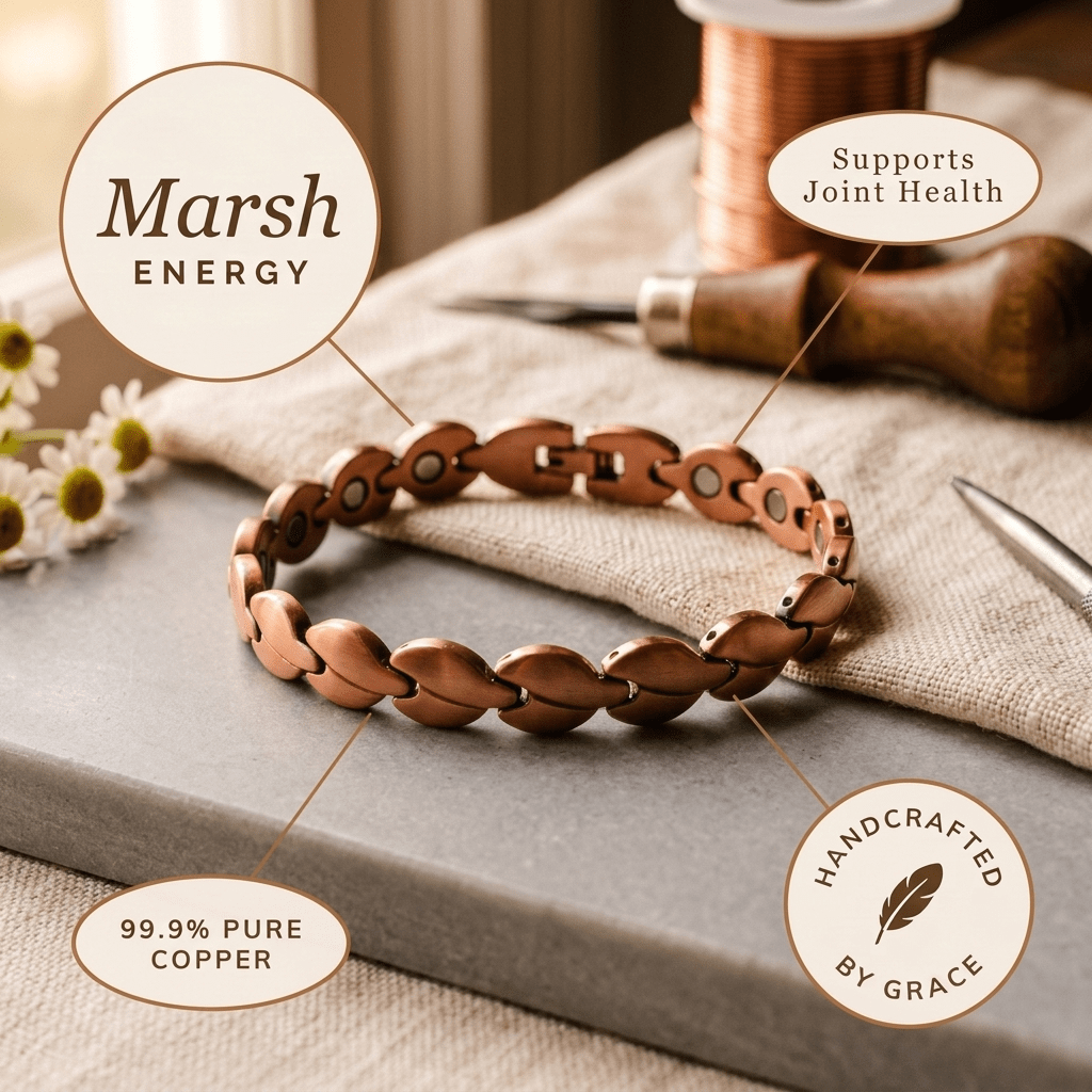 Grace's Marsh Copper Anklet