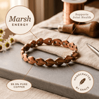 Grace's Marsh Copper Anklet
