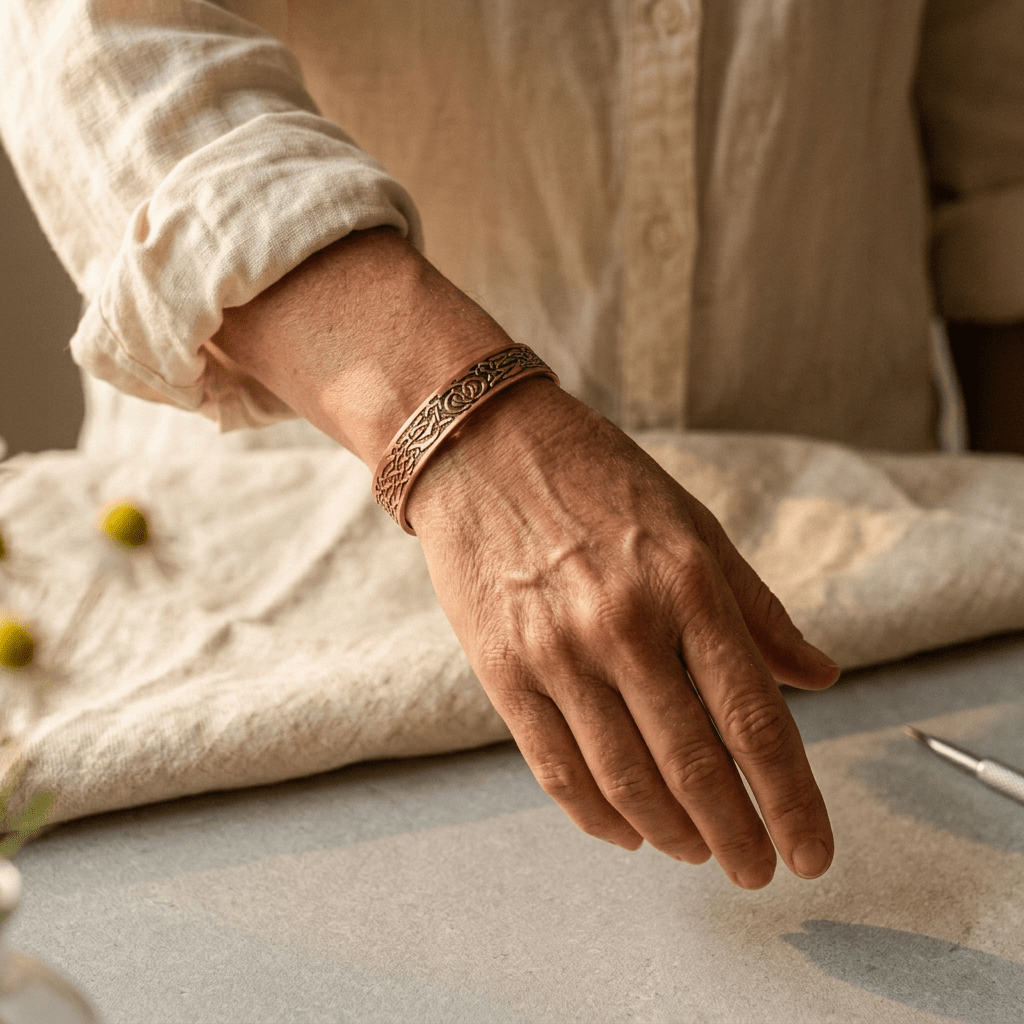 Grace's Moss Copper Bracelet
