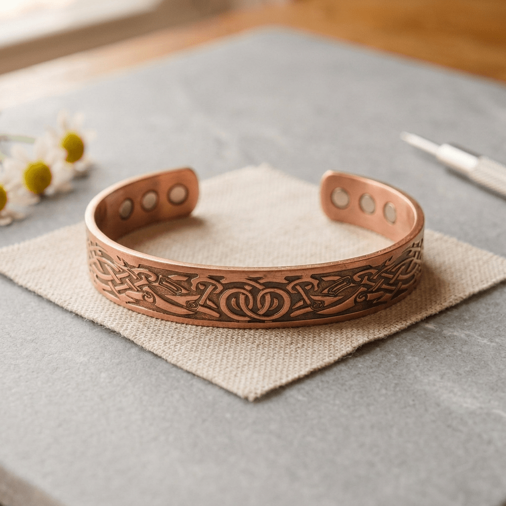 Grace's Moss Copper Bracelet