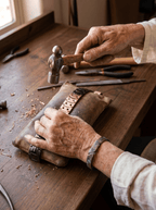 Grace's Ochre Men's Copper Bracelet