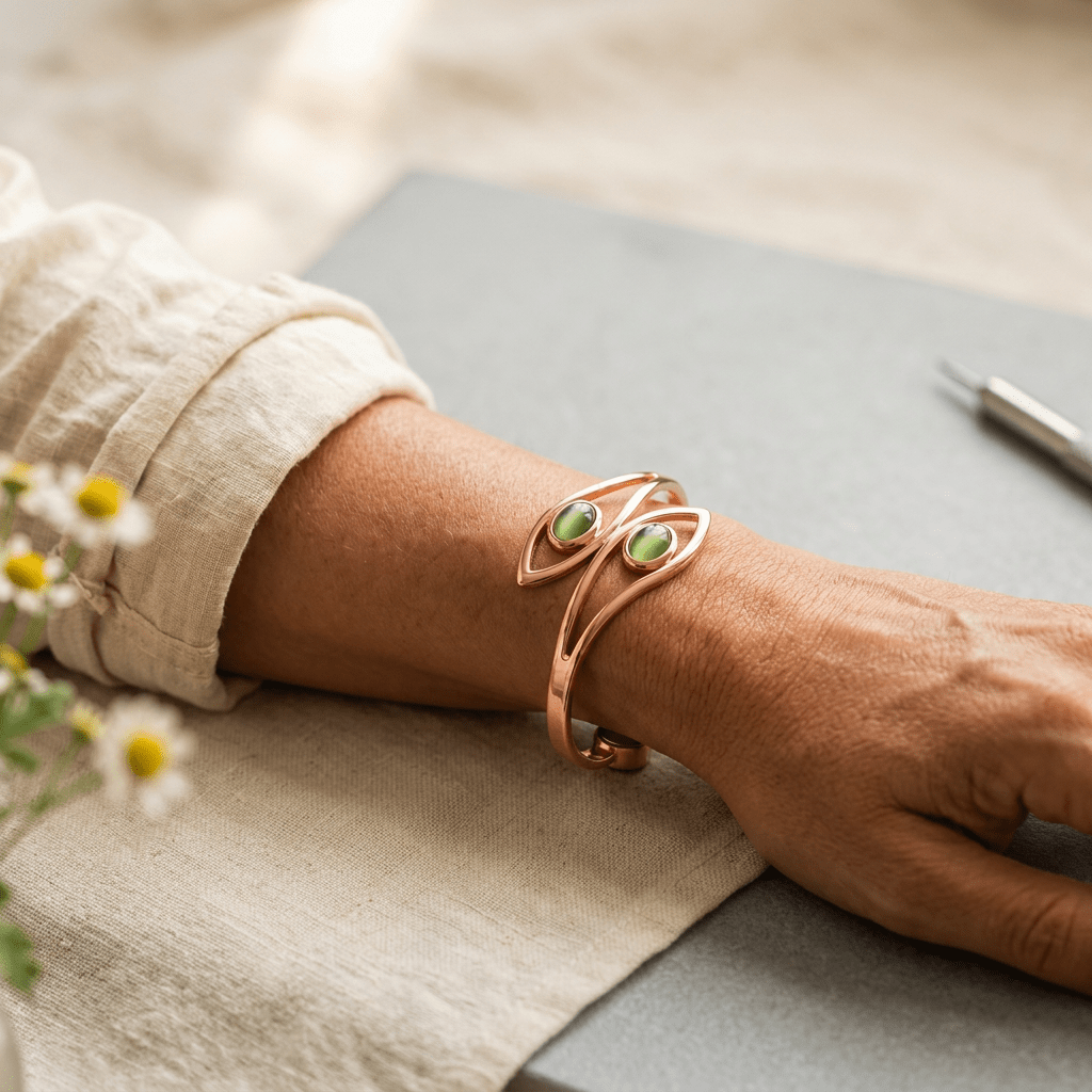 Grace's Opal Copper Bracelet