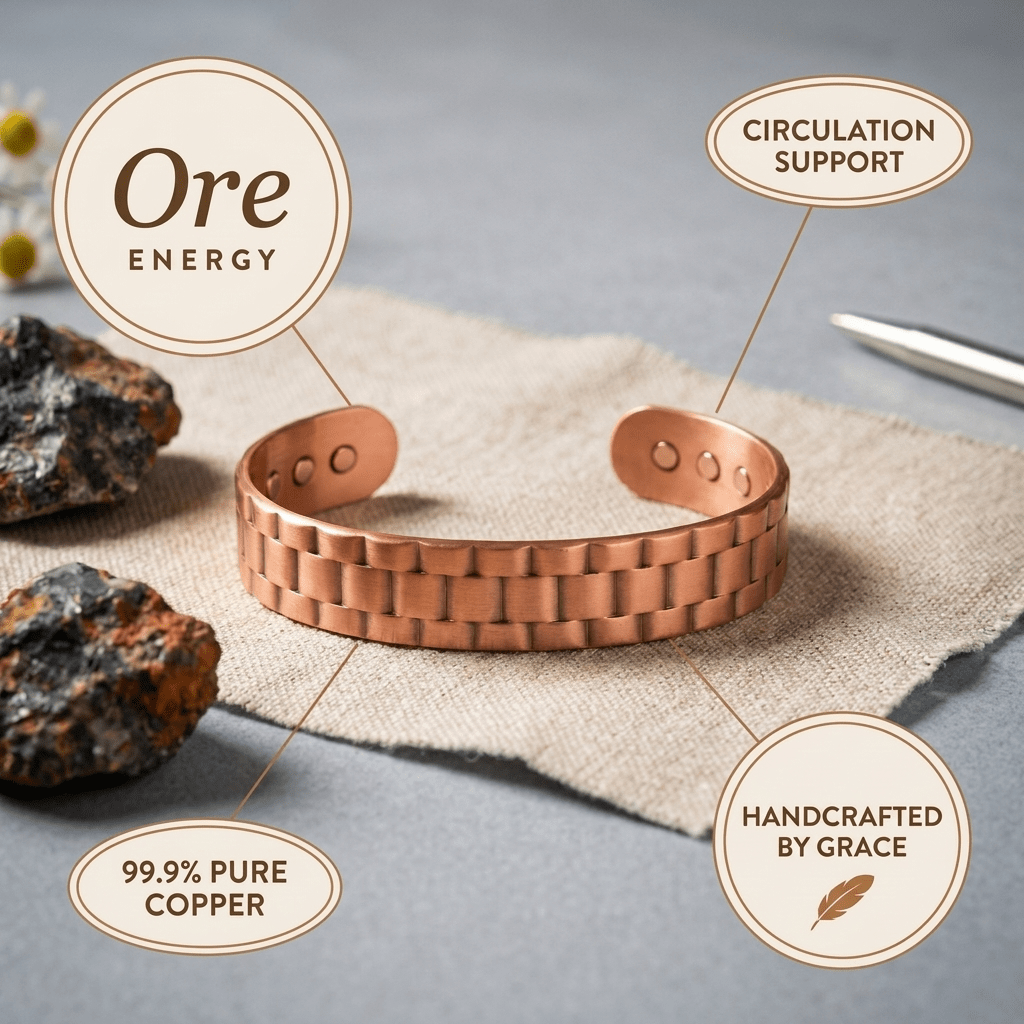 Grace's Ore Men's Copper Bracelet