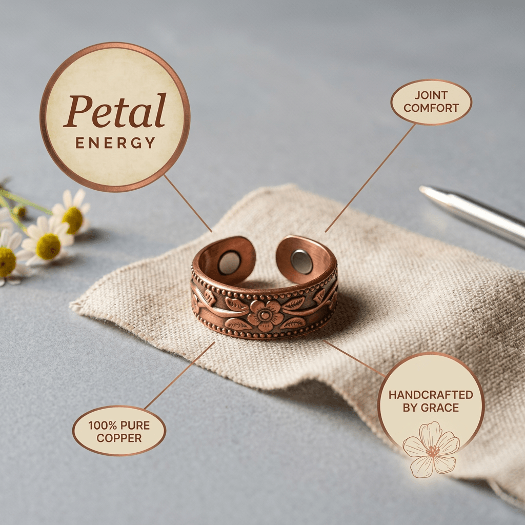 Grace's Petal Copper Ring