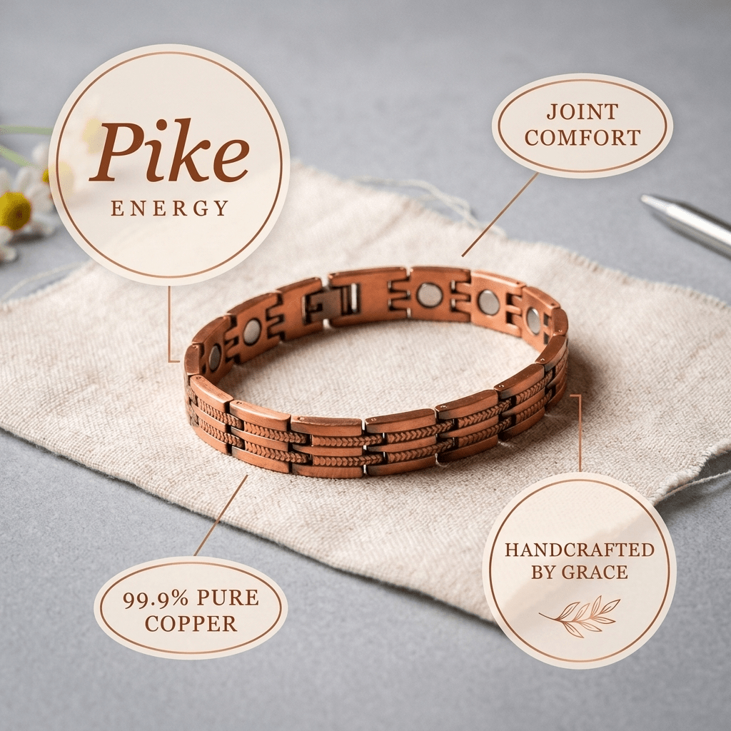 Grace's Pike Men's Copper Bracelet