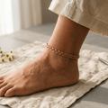Grace's Reed Copper Anklet