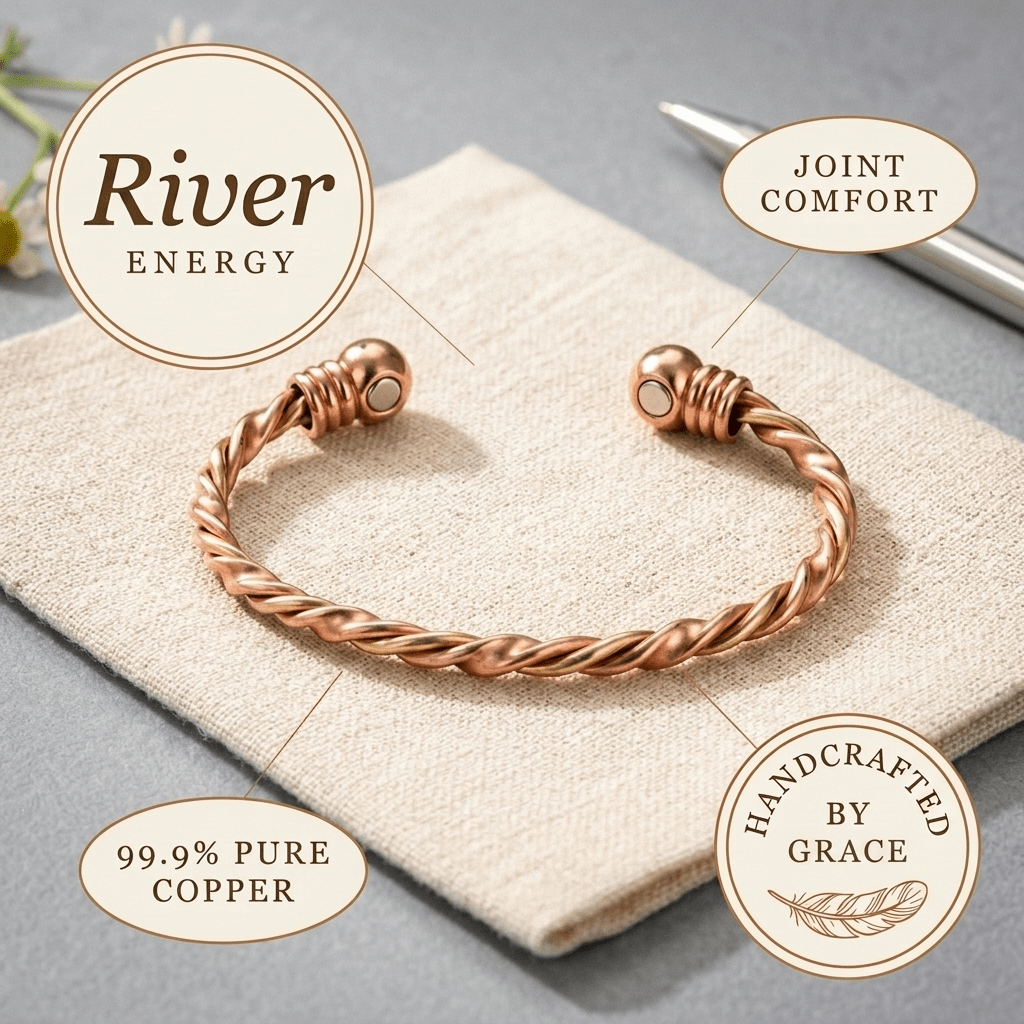 Grace's River Copper Bracelet