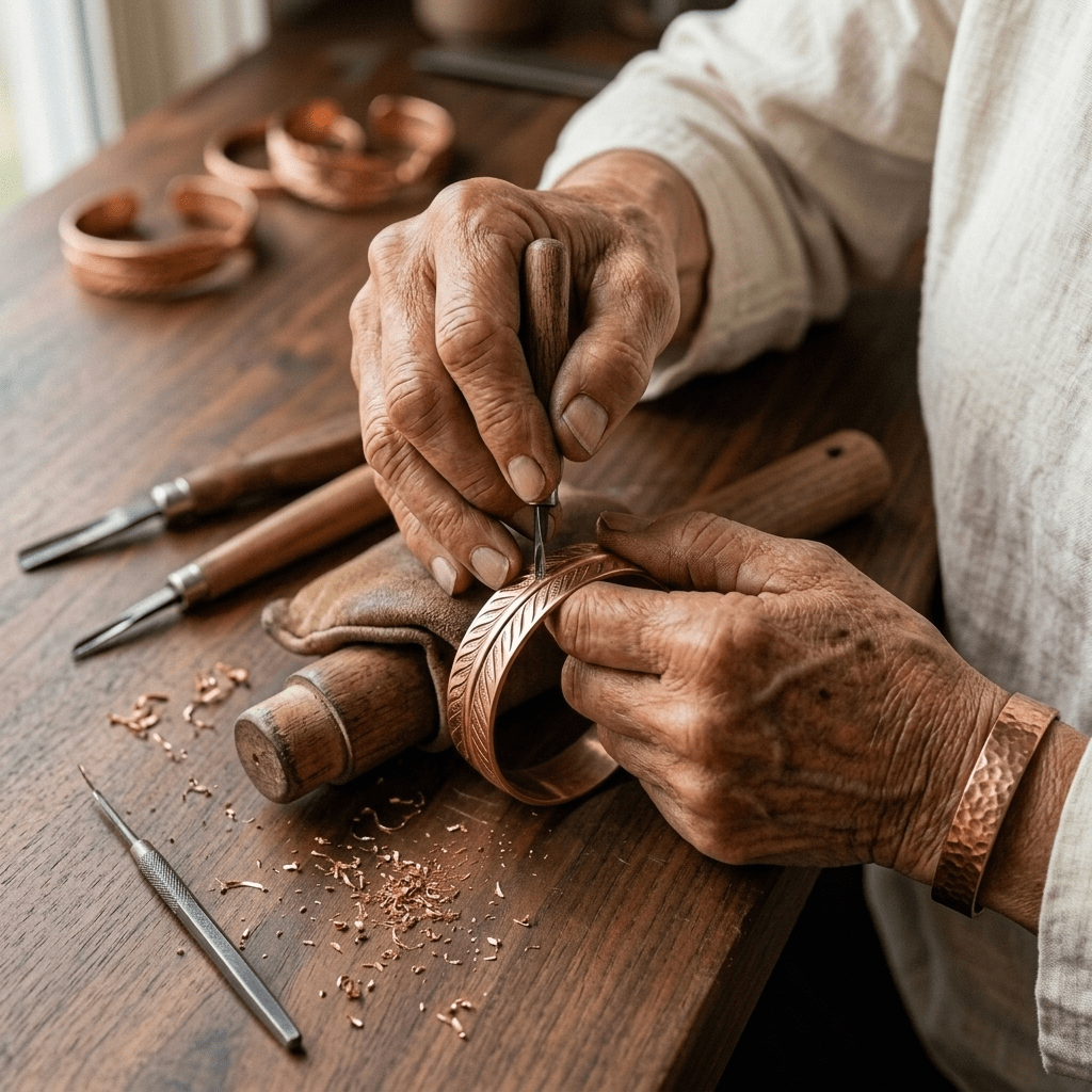 Grace's Root Copper Bracelet