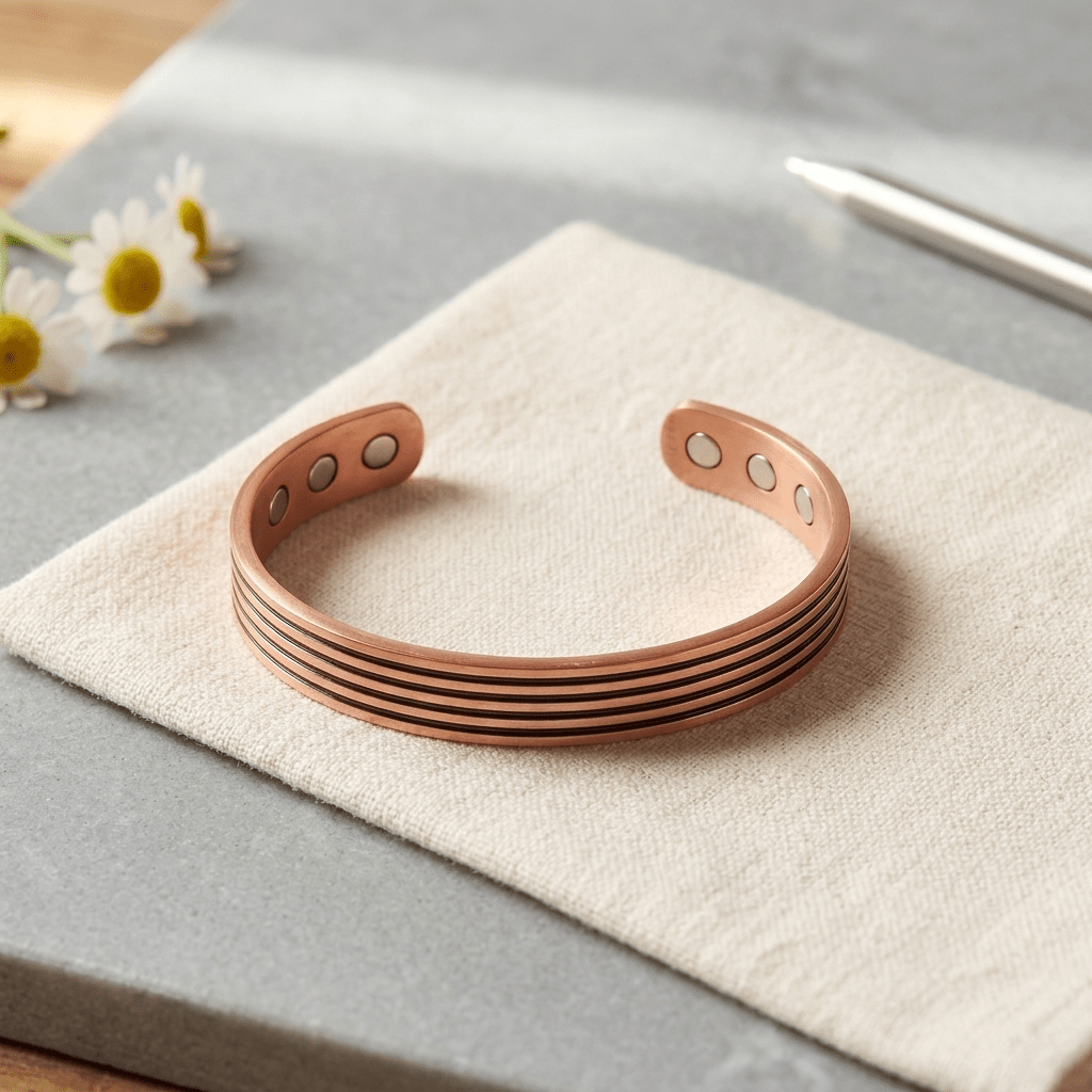 Grace's Sage Copper Bracelet