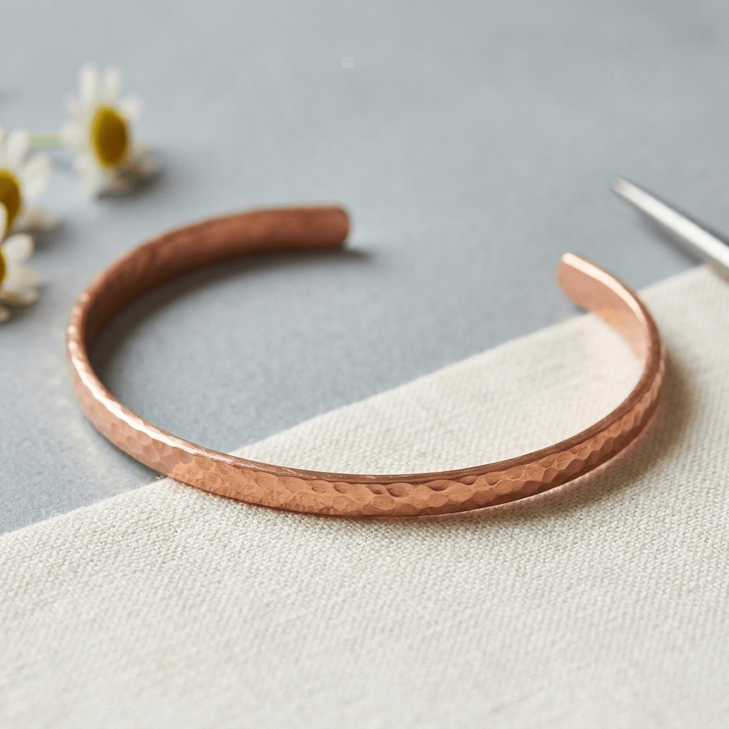 Grace's Sand Copper Anklet