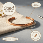 Grace's Sand Copper Anklet