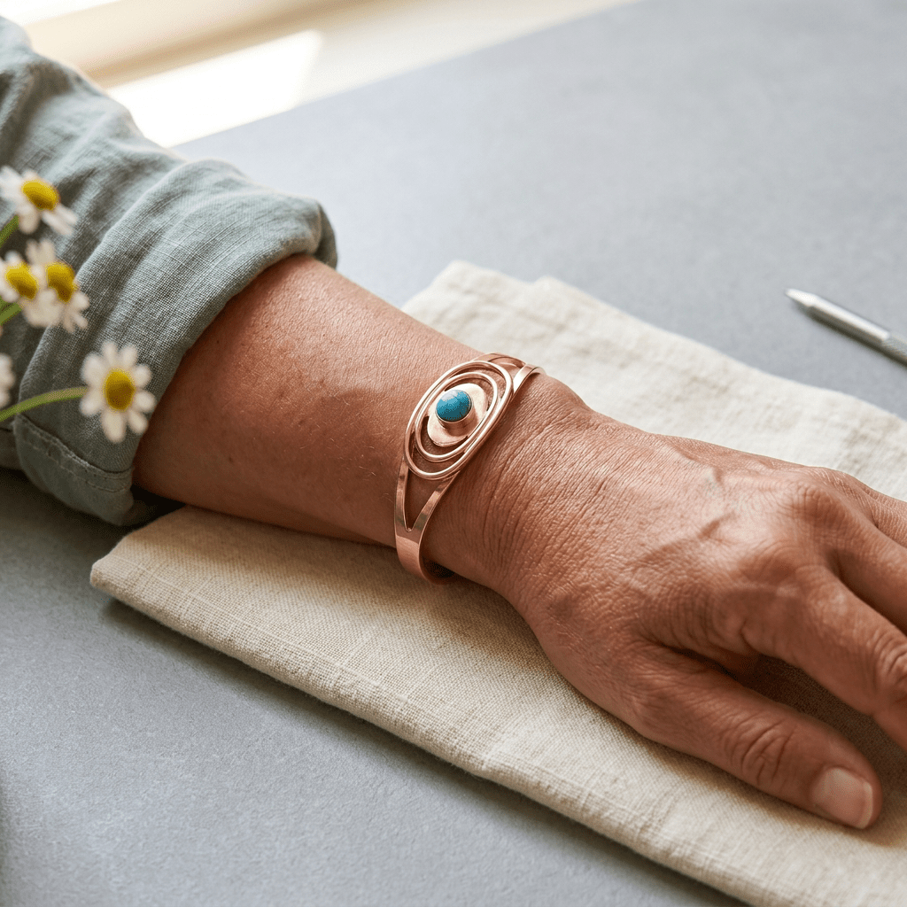 Grace's Sedge Copper Bracelet