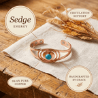 Grace's Sedge Copper Bracelet