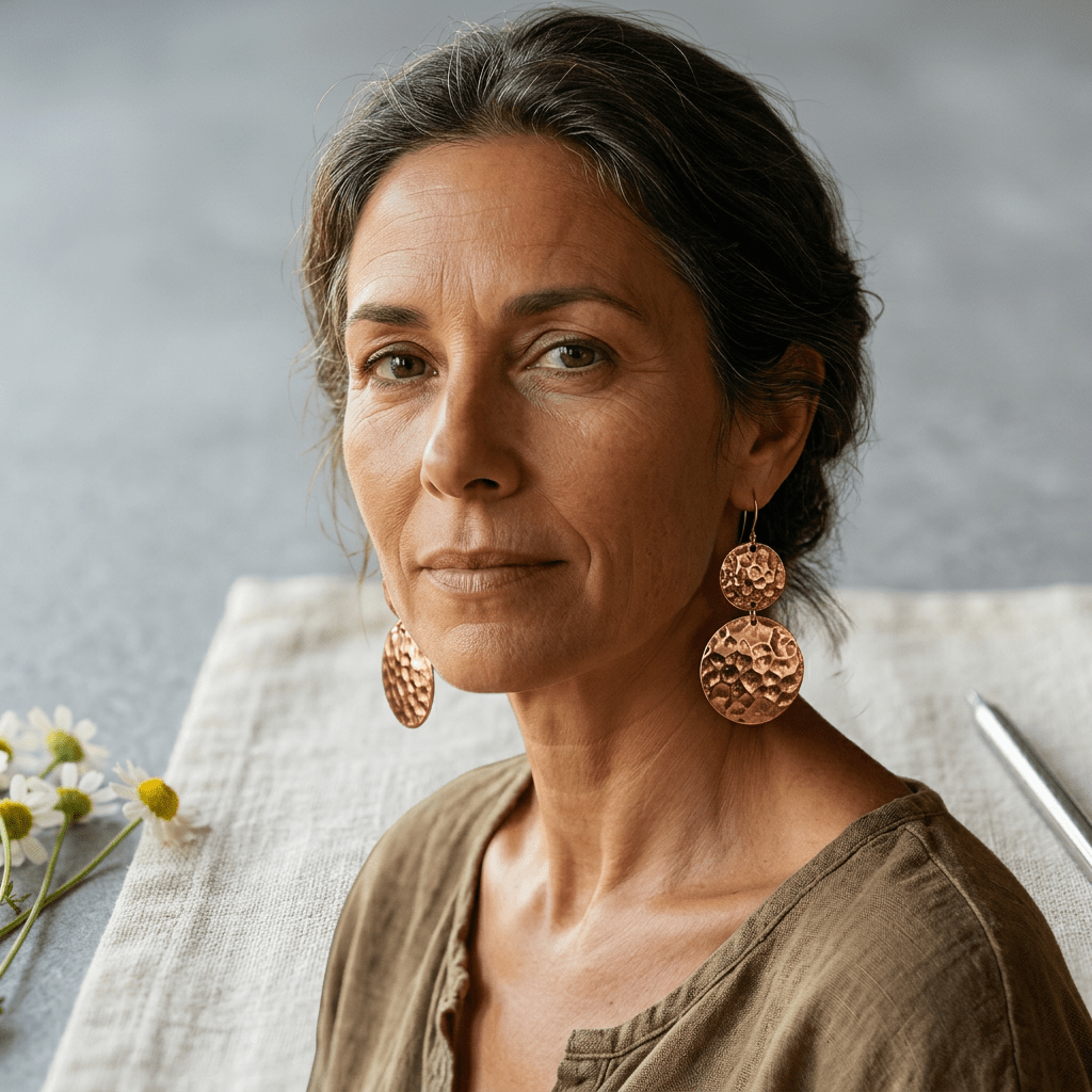 Grace's Solstice Copper Earrings