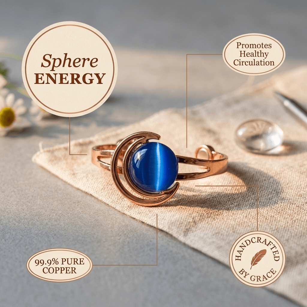 Grace's Sphere Copper Bracelet