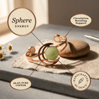Grace's Sphere Green Copper Bracelet