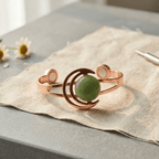 Grace's Sphere Green Copper Bracelet