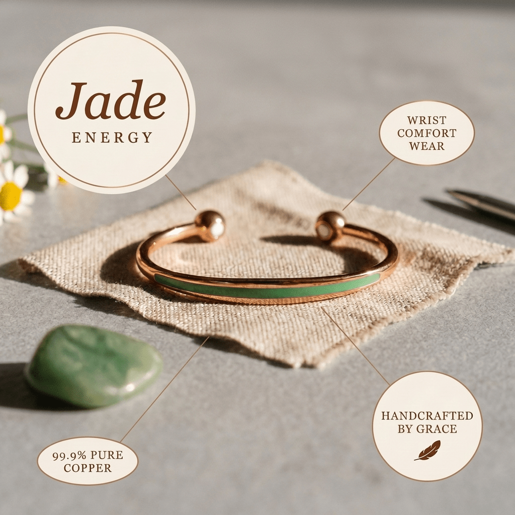 Grace's Stone Copper Bracelet