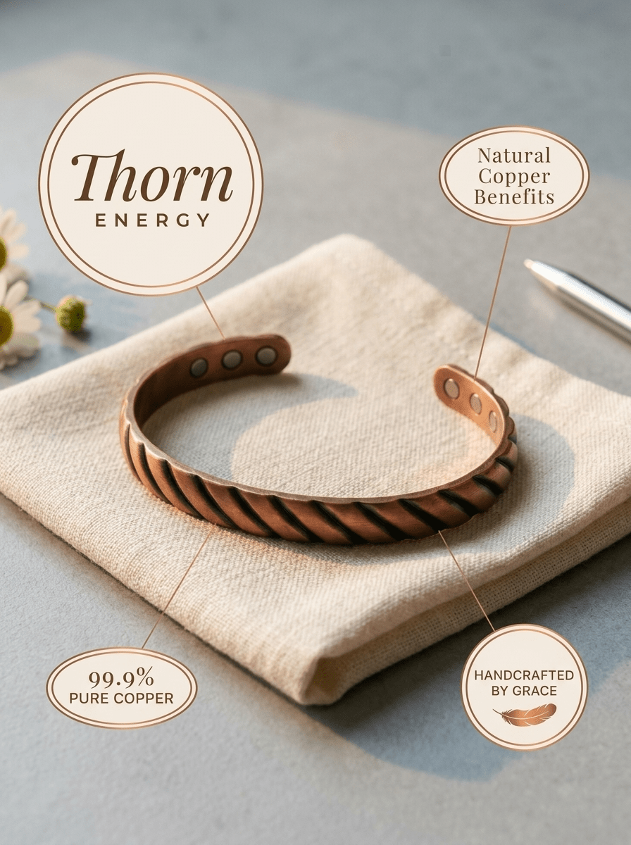 Grace's Thorn Copper Bracelet