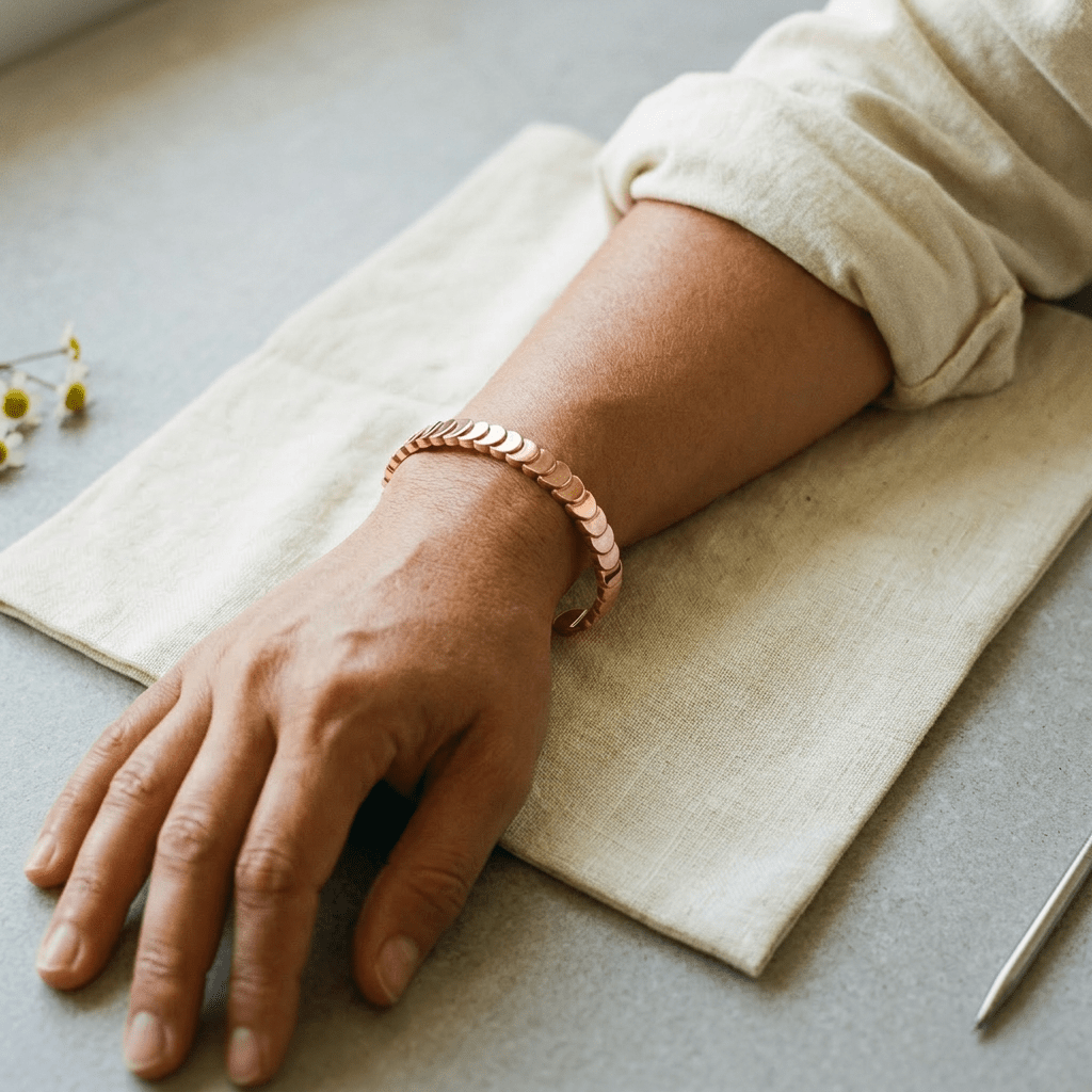 Grace's Tide Copper Bracelet