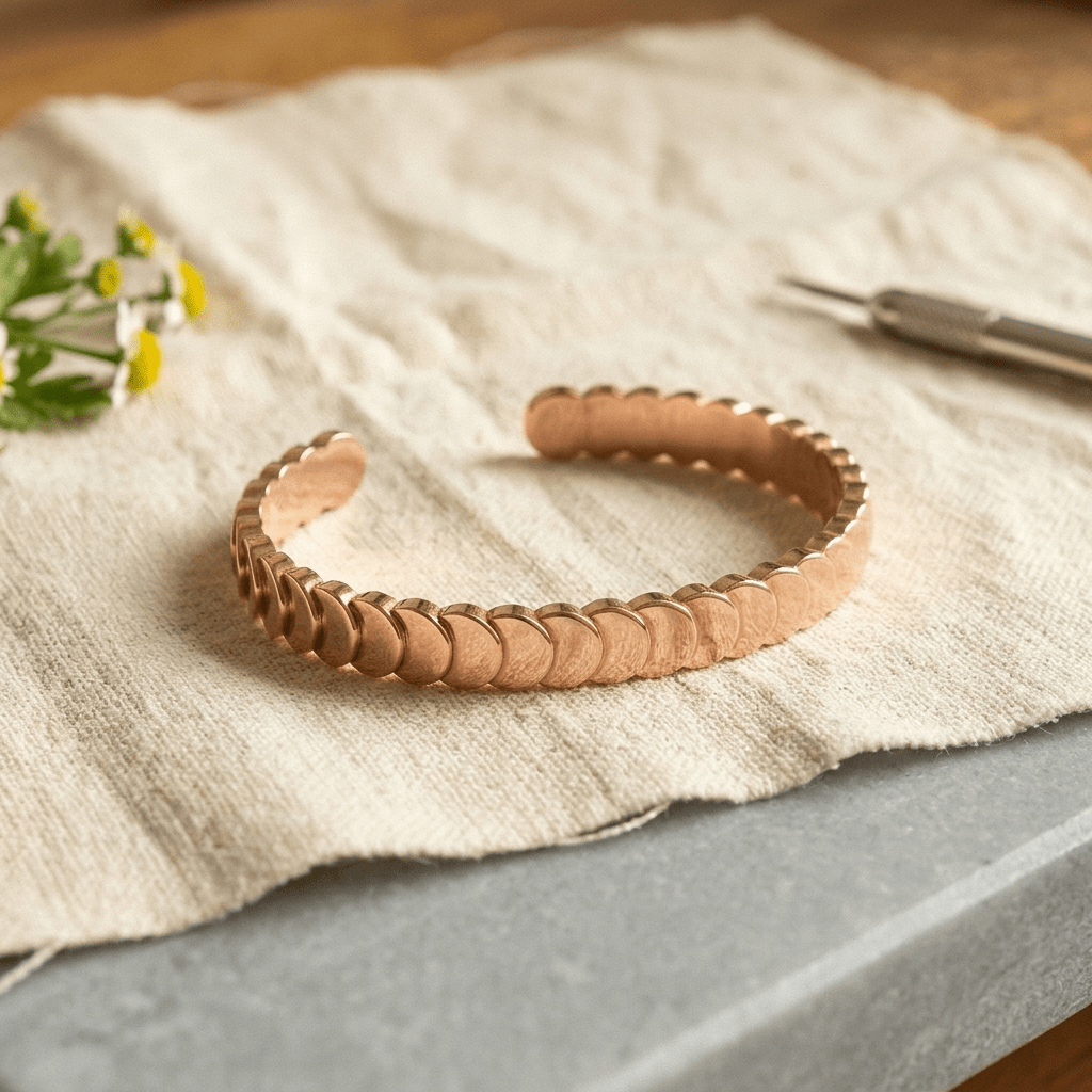 Grace's Tide Copper Bracelet