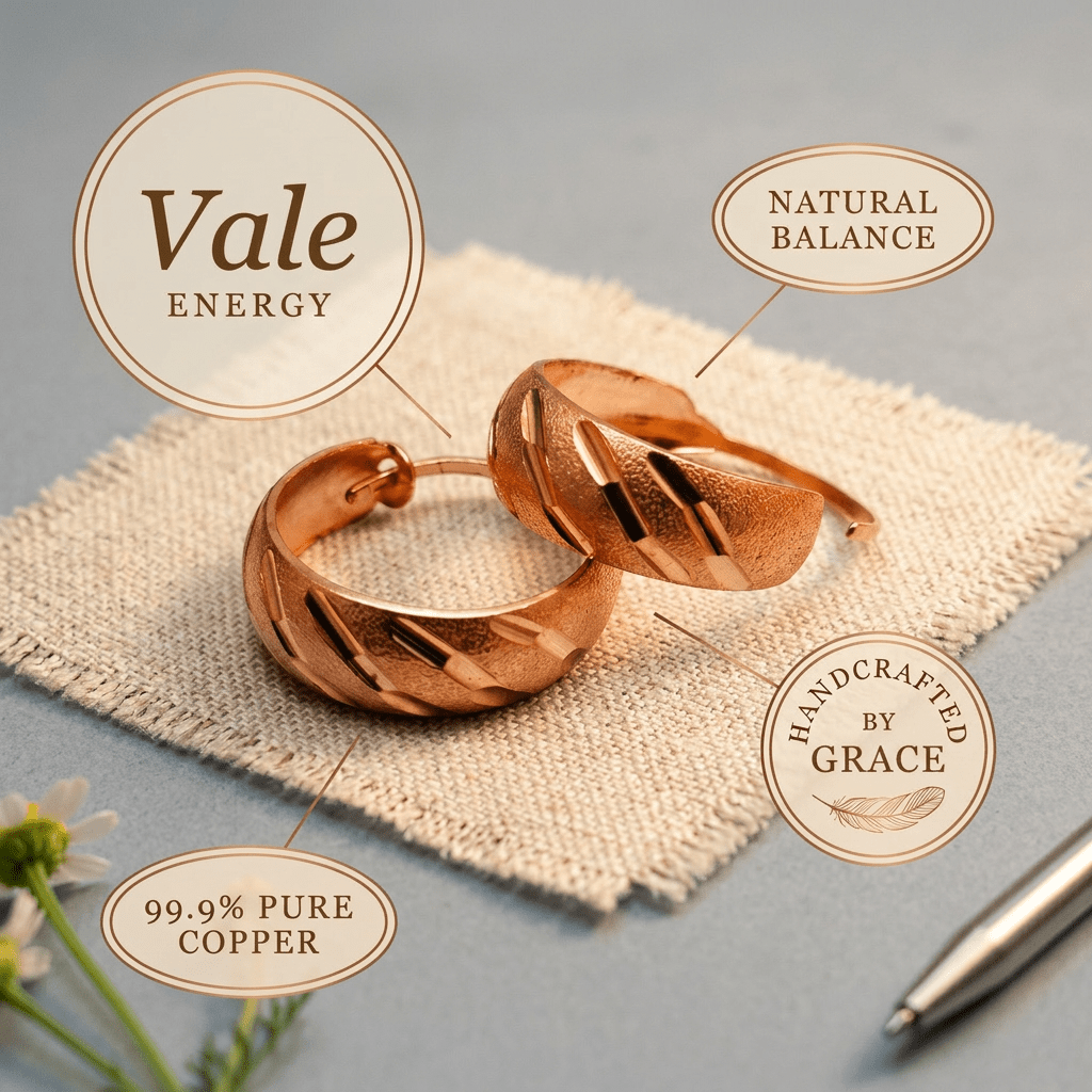 Grace's Vale Copper Earrings