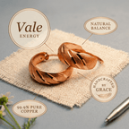 Grace's Vale Copper Earrings