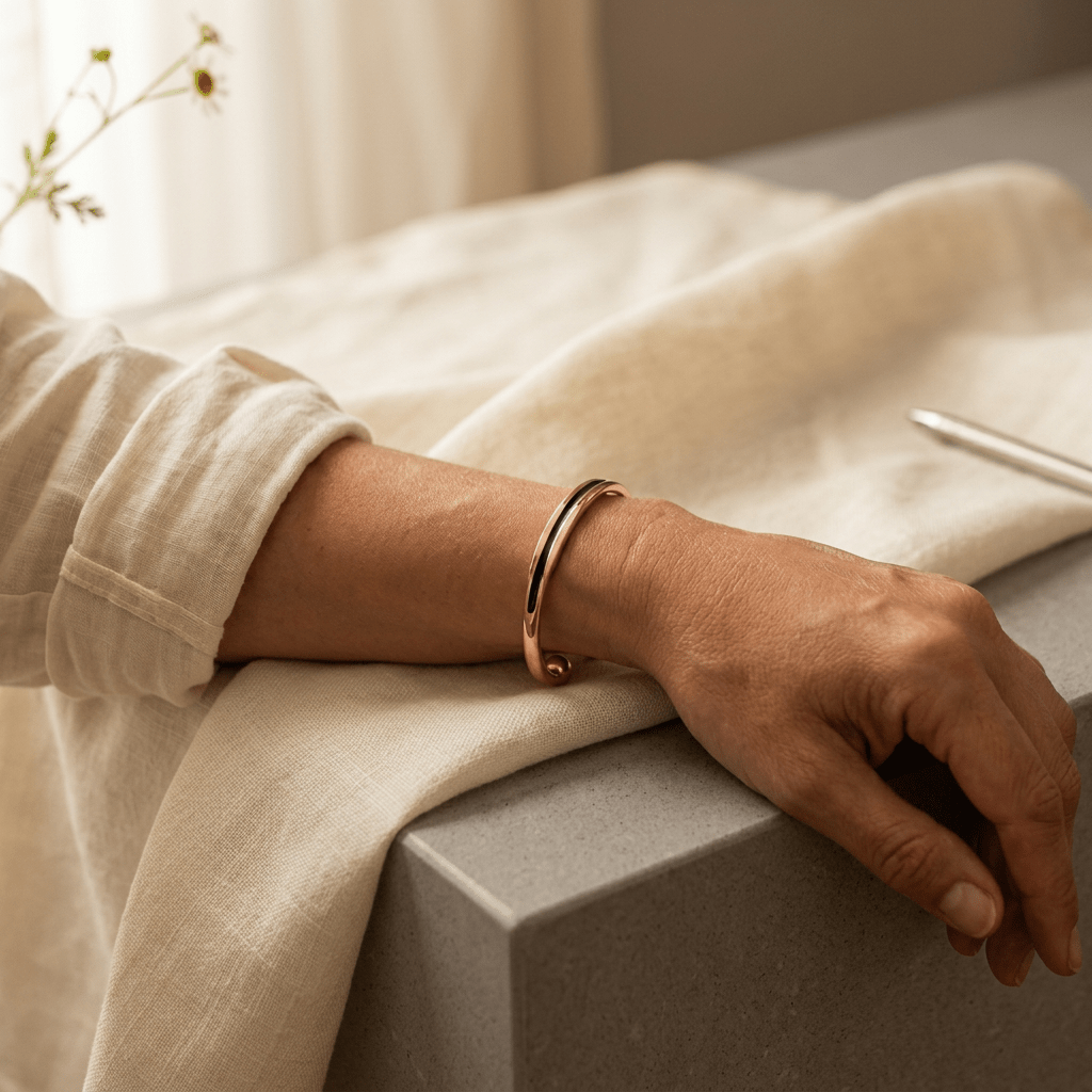 Grace's Vein Copper Bracelet