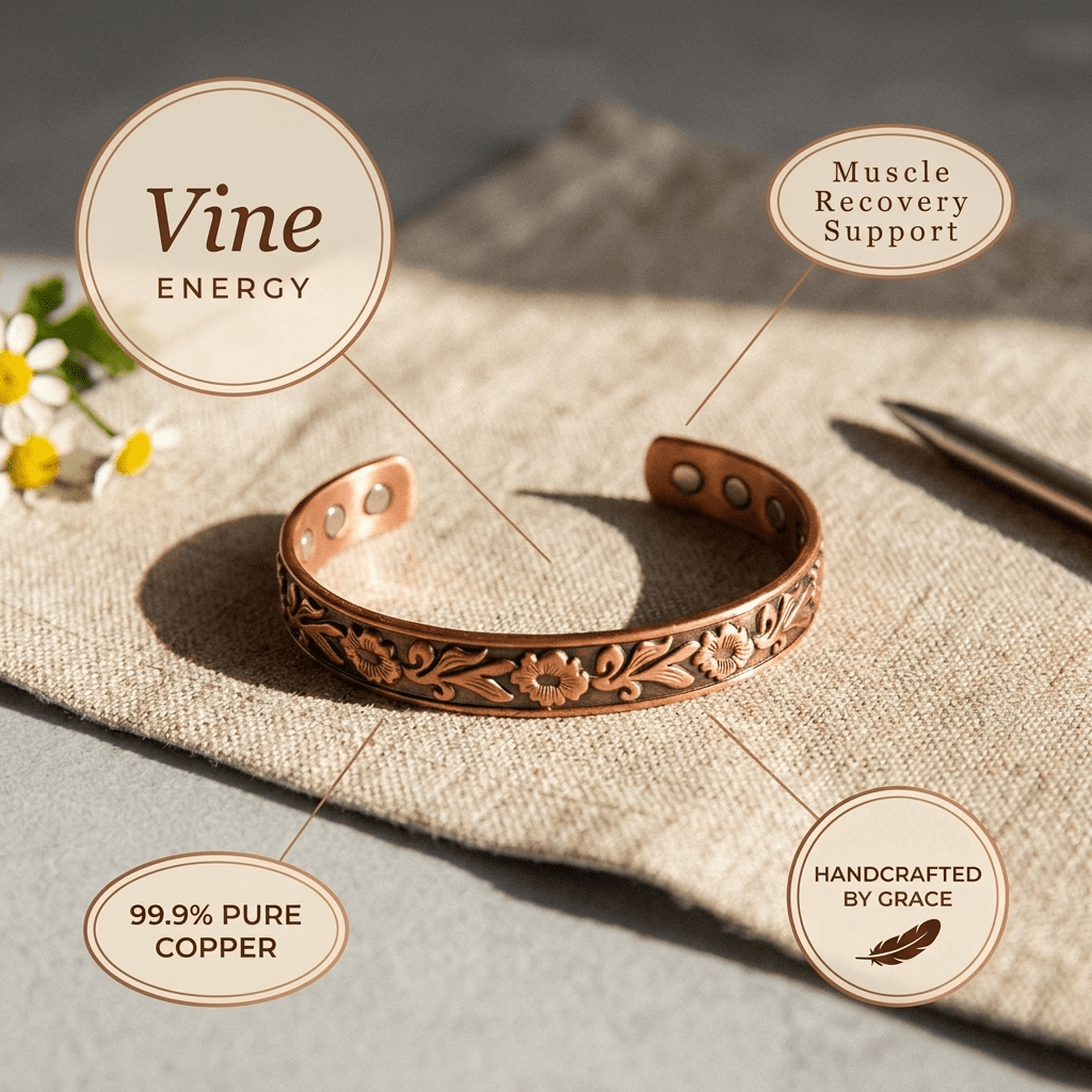 Grace's Vine Copper Bracelet